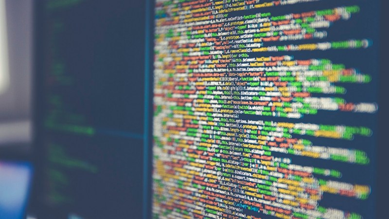 Un écran de code, illustration du logiciel vendu en licence « à vie »